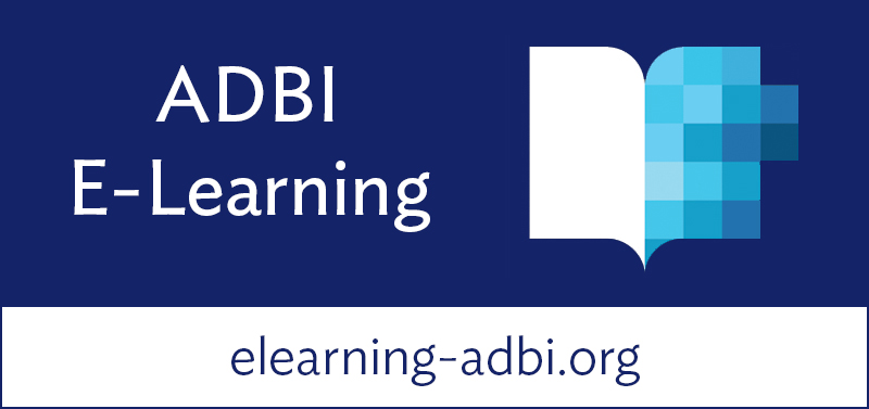 ADBI E-Learning - Your virtual Asia Pacific development classroom